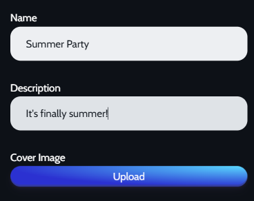 JoinMyMoment's edit Moment menu